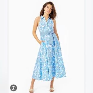 Size 2 NWT Chrisella stretch shirtdress